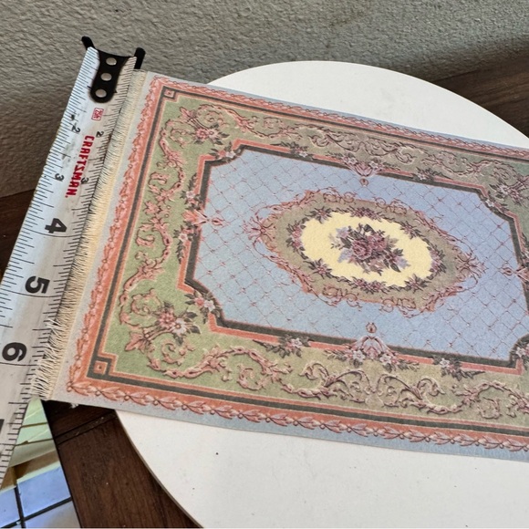 Vintage Dollhouse Miniature Collection Enchanted Carpets 9x9 - Picture 4 of 5